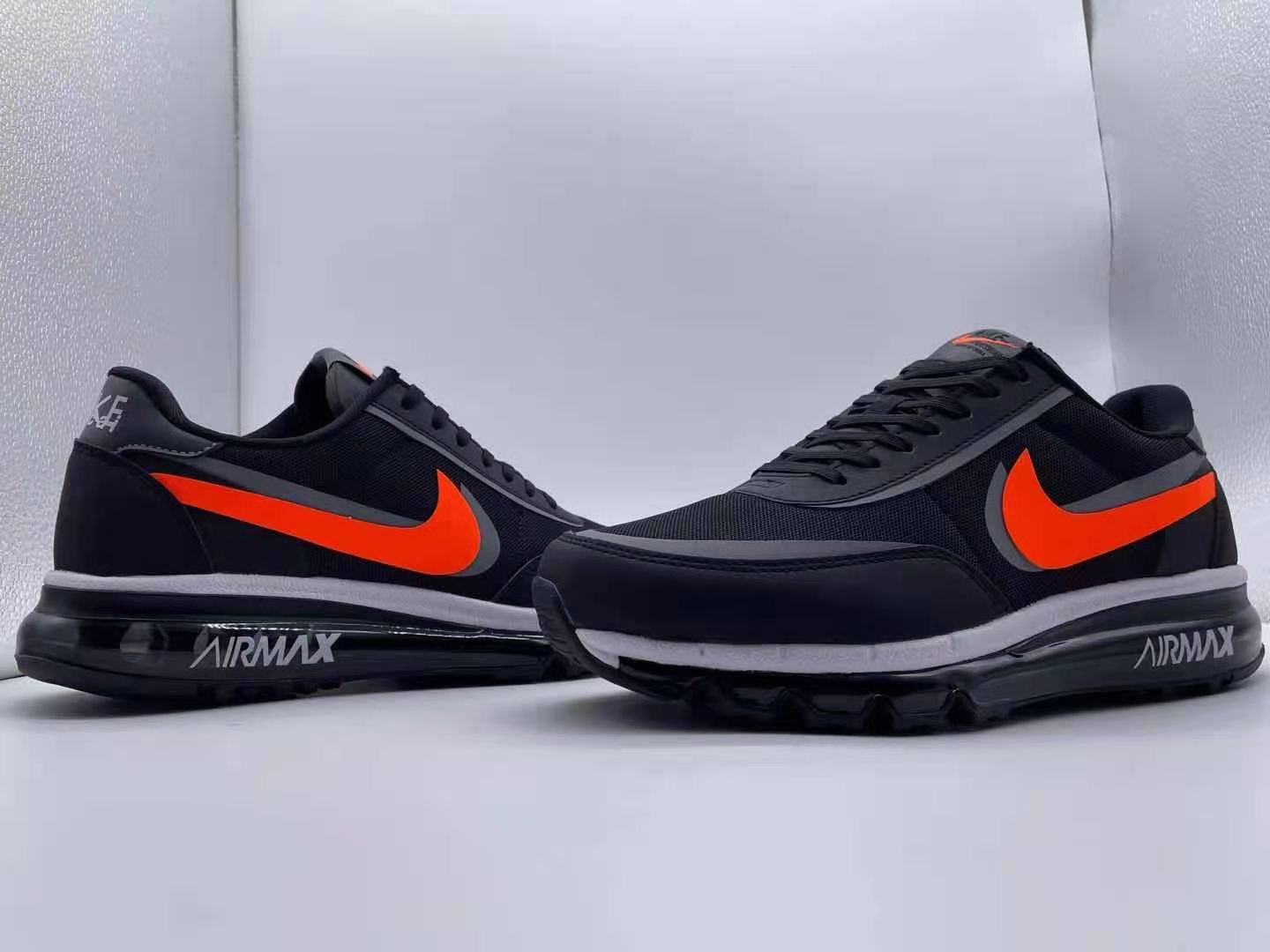 Nike Air Max 2022 Black Reddish Orange Shoes